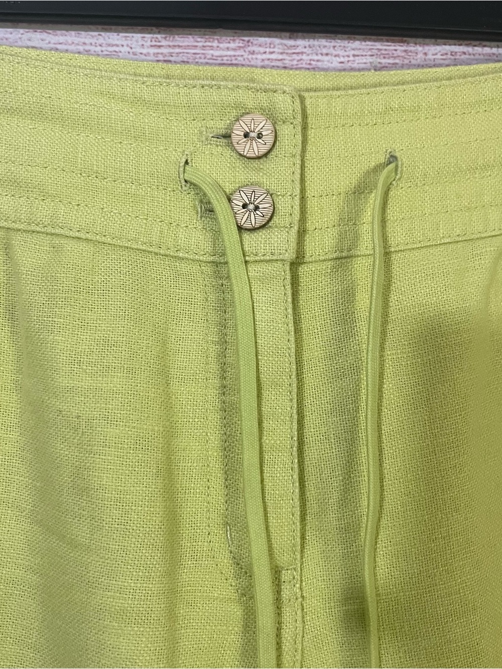 Sigrid Olsen 2 Piece Linen Cotton Blend Cropped Pant Set Size 10 - Picture 10 of 16